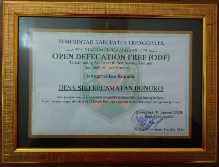 SIKI Desa OPEN DEFECATION FREE (ODF)